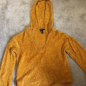 Forever 21 Mustard Yellow Sweater Hoodie